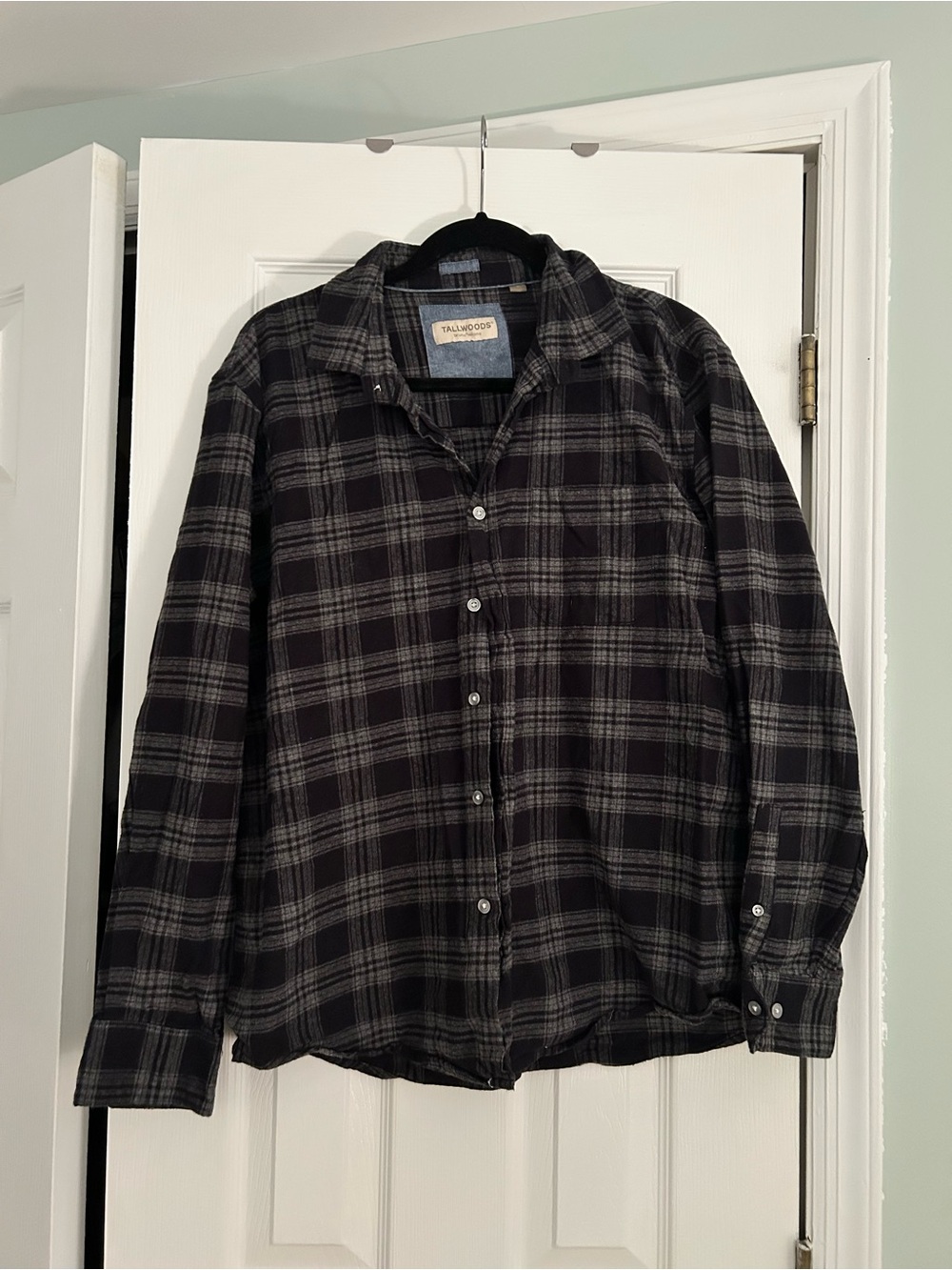 Men’s dark grey flannel